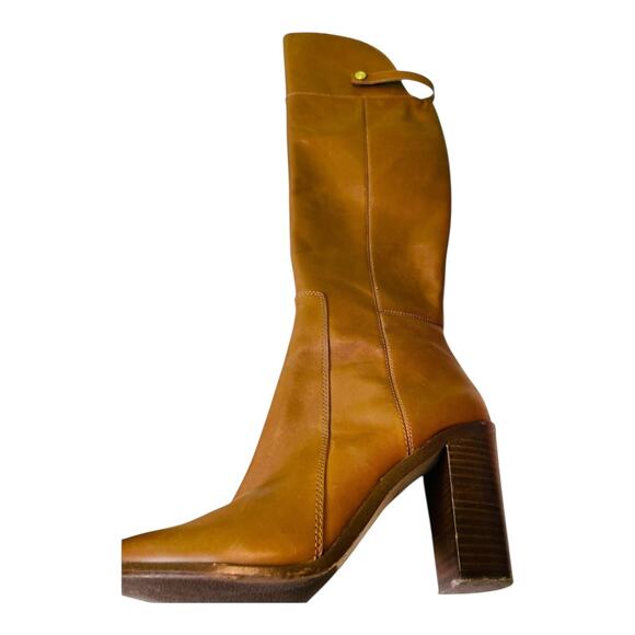 Louise et Cie Brown Heeled Boots - Picture 8 of 16